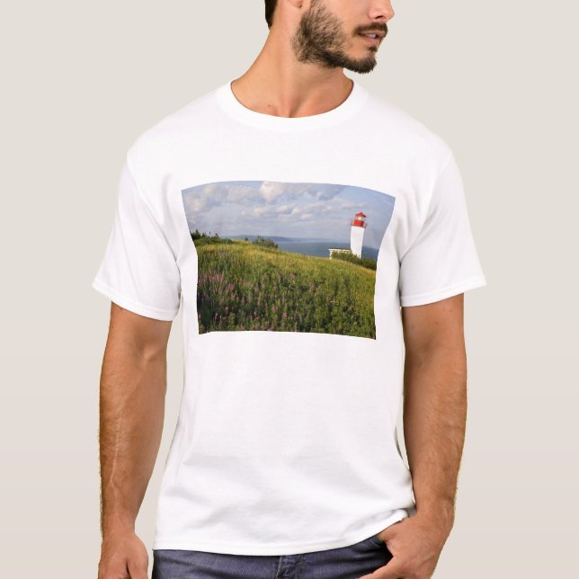Camiseta Faro en St. Martins, Nuevo Brunswick, (Anverso)