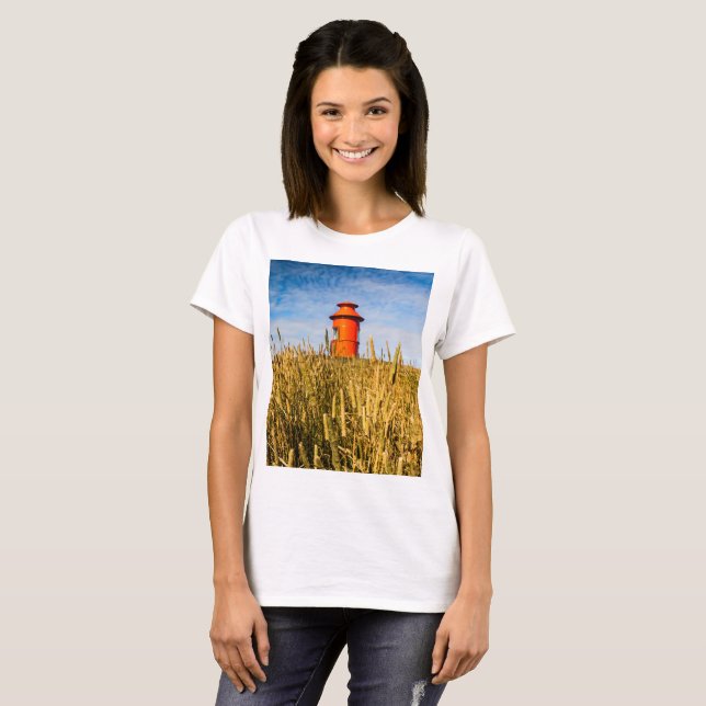 Camiseta Faro en Stykkisholmur, Islandia (Anverso completo)
