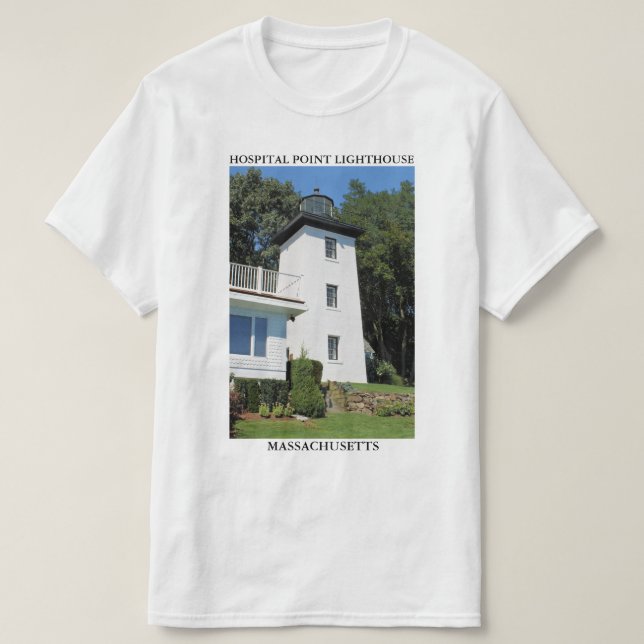 Camiseta Faro Hospital Point, Massachusetts (Diseño del anverso)