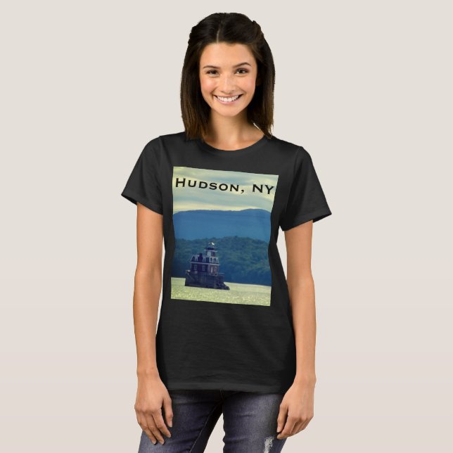 Camiseta Faro Hudson Athens - Hudson City Light, NY T (Anverso completo)