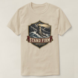 Camiseta Faro Mantente Firme 1 Corintios 16:13