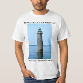 Camiseta Faro Minots Ledge, Cohassett Massachusetts
