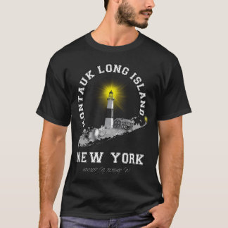 Camiseta Faro Montauk Long Island Ny