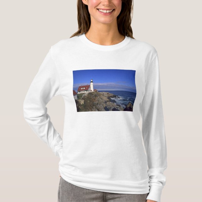 Camiseta Faro Portland Head Light Maine (Anverso)