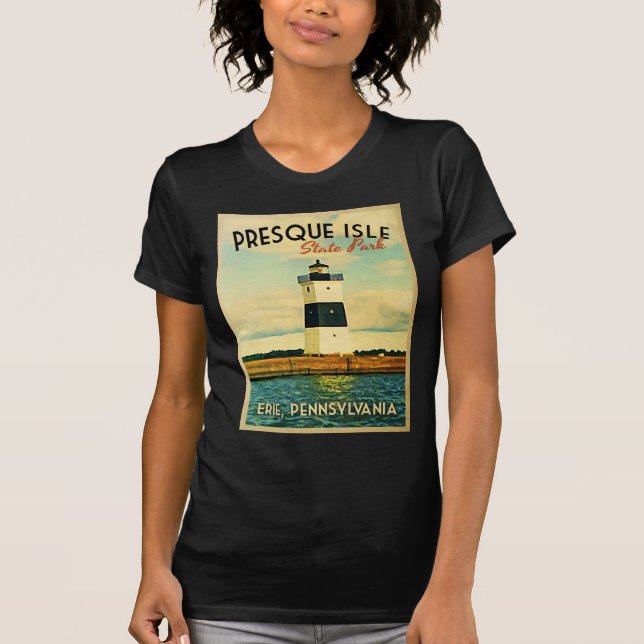 Camiseta Faro Presque Isle (Anverso)