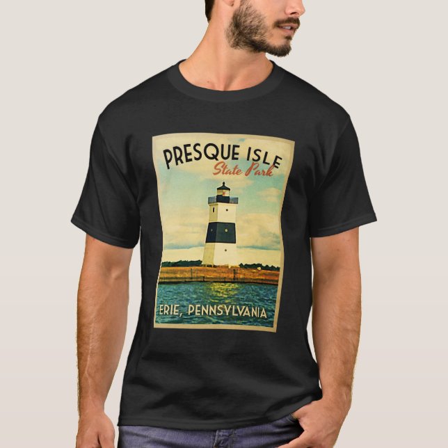 Camiseta Faro Presque Isle (Anverso)