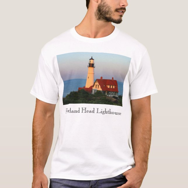 Camiseta Faro principal de Portland (Anverso)