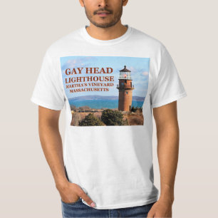 Camiseta Faro principal gay, MAMÁES del Martha's Vineyard
