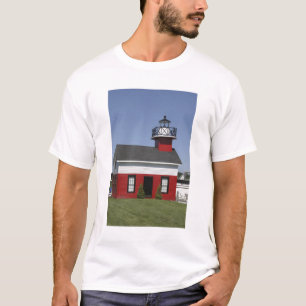 Camiseta Faro reubicado en la orilla en Douglas cerca