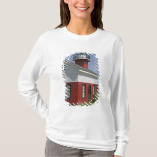 Camiseta Faro reubicado en la orilla en Douglas cerca de 2