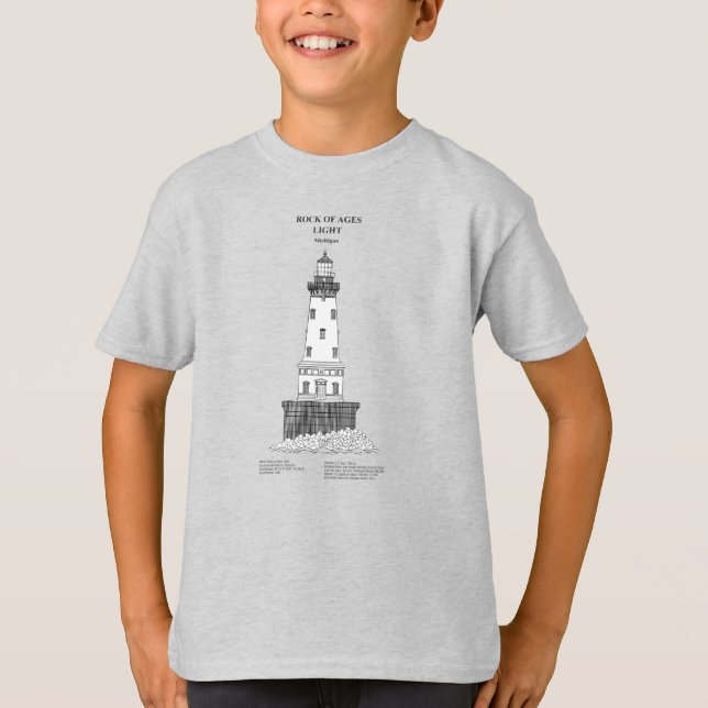 Camiseta Faro Rock of Ages - Michigan - SBD (Anverso)