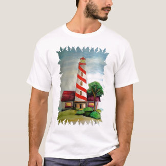 Camiseta Faro rojo y blanco