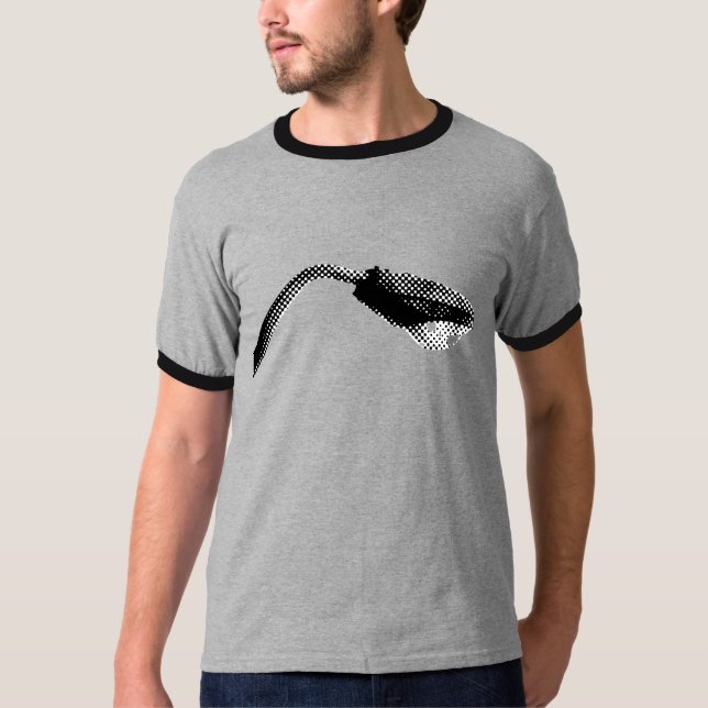 Camiseta farola negra (Anverso)