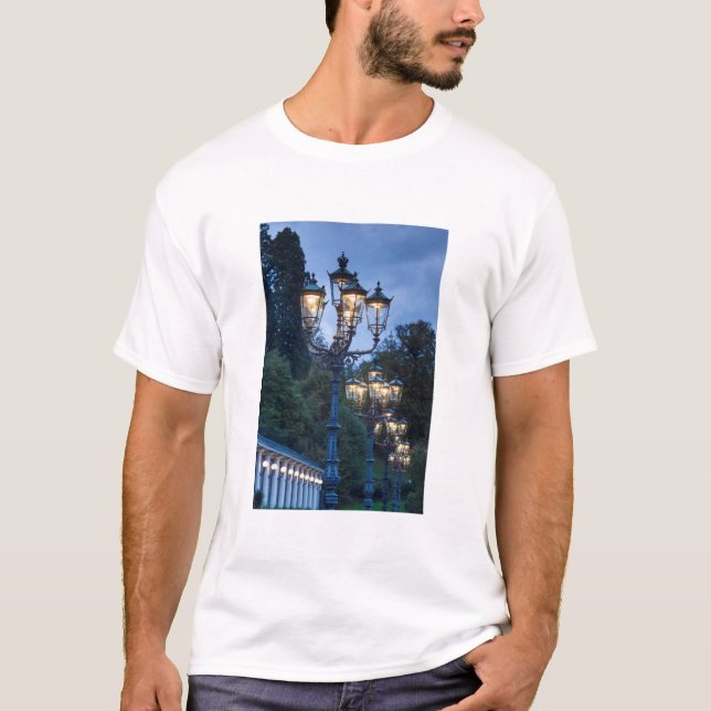 Camiseta Farolas por la noche, Alemania (Anverso)