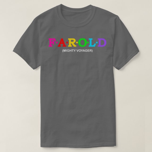 Camiseta Farold Mighty Voyager 1 (Diseño del anverso)