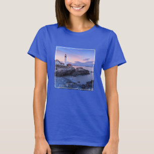 Camiseta Faros   Cabo Elizabeth, Maine
