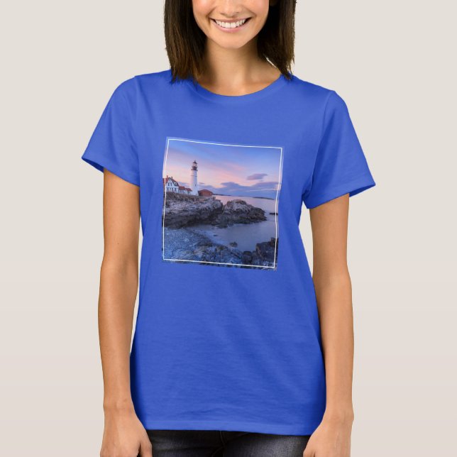 Camiseta Faros | Cabo Elizabeth, Maine (Anverso)