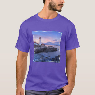 Camiseta Faros   Cabo Elizabeth, Maine
