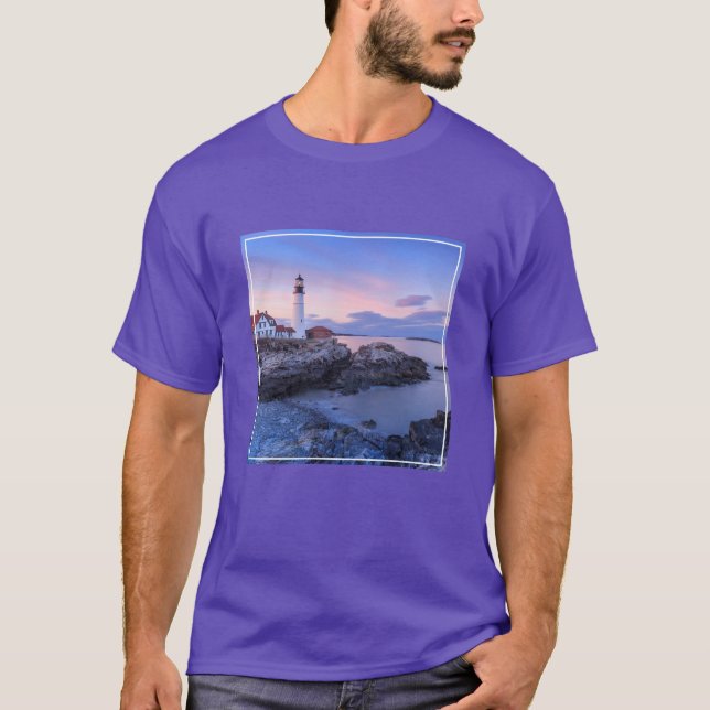 Camiseta Faros | Cabo Elizabeth, Maine (Anverso)