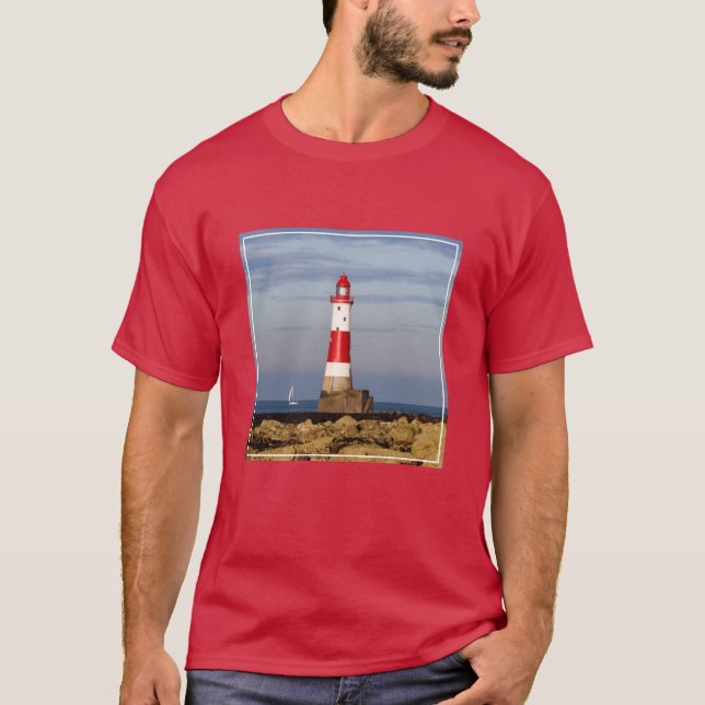 Camiseta Faros | Faro de Beach Head en Inglaterra (Anverso)