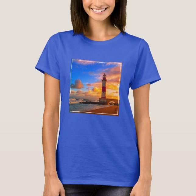 Camiseta Faros | Faro Itapuã de Brasil (Anverso)