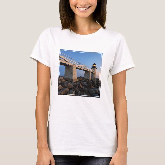 Camiseta Faros | Faro Port Clyde Maine (Anverso)