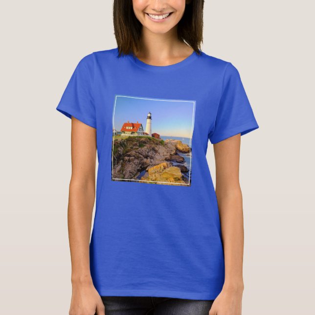 Camiseta Faros | Rockport Lighthouse Maine (Anverso)