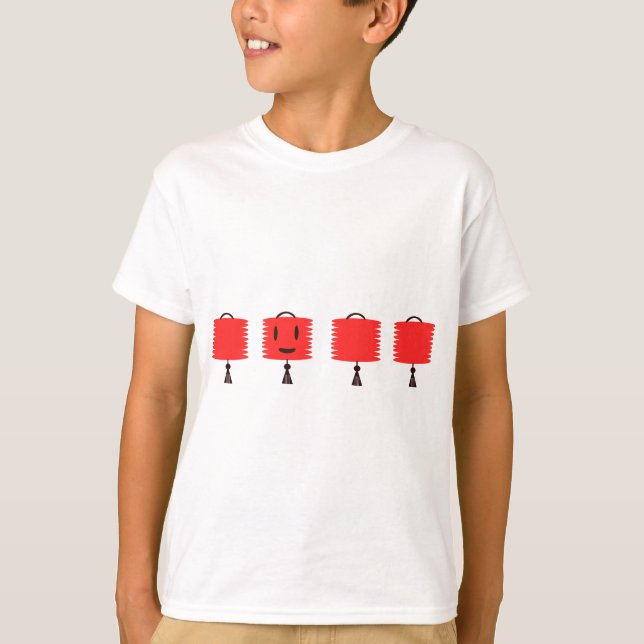 Camiseta Faros rojos felices (Anverso)