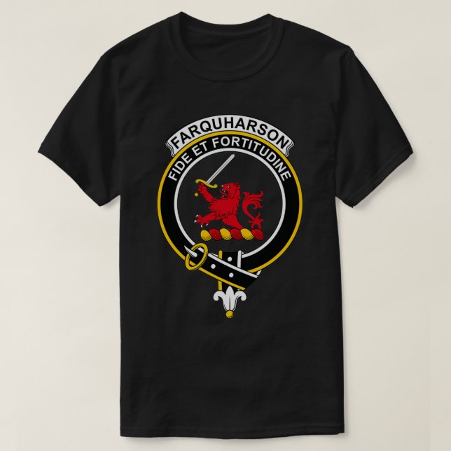 Camiseta Farquharson Escudo Tartan Clan Scottish Clan (Diseño del anverso)