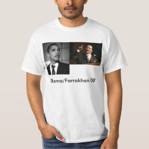 Camiseta Farrakan, Obama, Obama/Farrakhan 08'