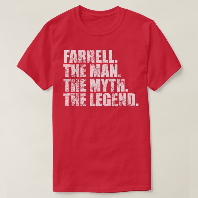 Camiseta Farrell apellido Farrell apellido Farrell apellido (Diseño del anverso)