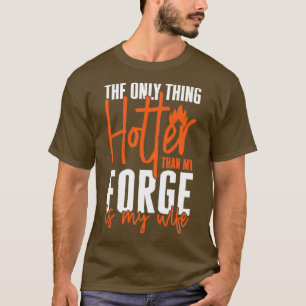 Camiseta Farrier Farrier Forge Anvil Funny Forger Wife T