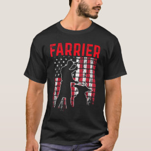Camiseta Farrier Horseshoe Hoof Trimming Equine Shoeing 10