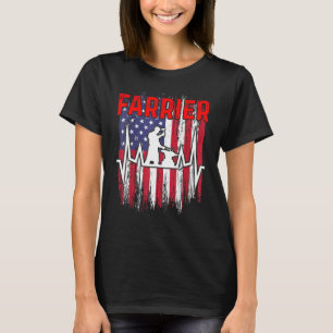 Camiseta Farrier Horseshoe Hoof Trimming Equine Shoeing 13