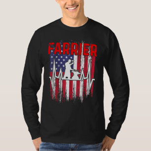 Camiseta Farrier Horseshoe Hoof Trimming Equine Shoeing 13