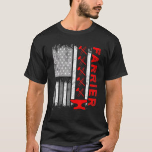 Camiseta Farrier Horseshoe Hoof Trimming Equine Shoeing 16