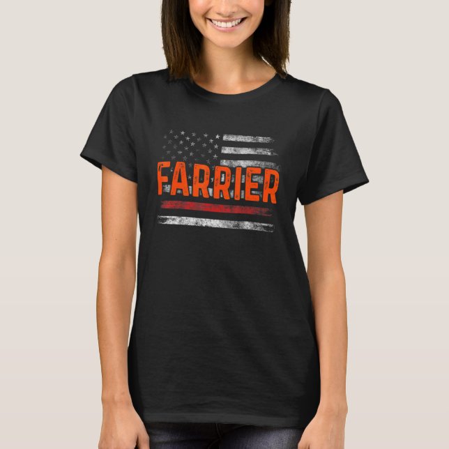 Camiseta Farrier Horseshoe Hoof Trimming Equine Shoeing 34 (Anverso)
