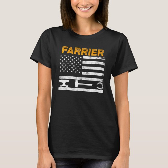 Camiseta Farrier Horseshoe Hoof Trimming Equine Shoeing 65 (Anverso)