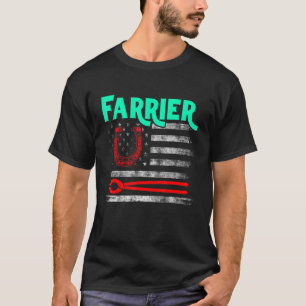 Camiseta Farrier Horseshoe Hoof Trimming Equine Shoeing 95