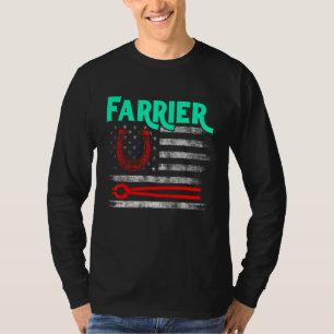 Camiseta Farrier Horseshoe Hoof Trimming Equine Shoeing 95