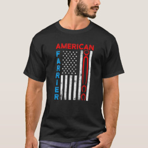 Camiseta Farrier Horseshoe Trimming Equine Shoe _4