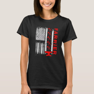 Camiseta Farrier Horseshoe Trimming Equine Shoe _4