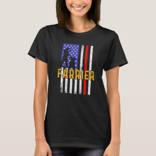 Camiseta Farrier Horseshoe Trimming Equine Shoes _3
