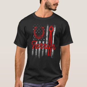 Camiseta Farrier Horseshoe Trimming Equine Shoie _8
