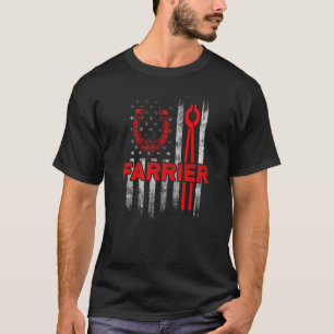 Camiseta Farrier Horseshoe Trimming Equine Shoing