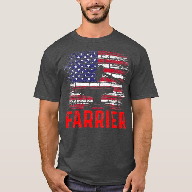 Camiseta Farrier Horseshoe Trimming Equine Shoing (Anverso)
