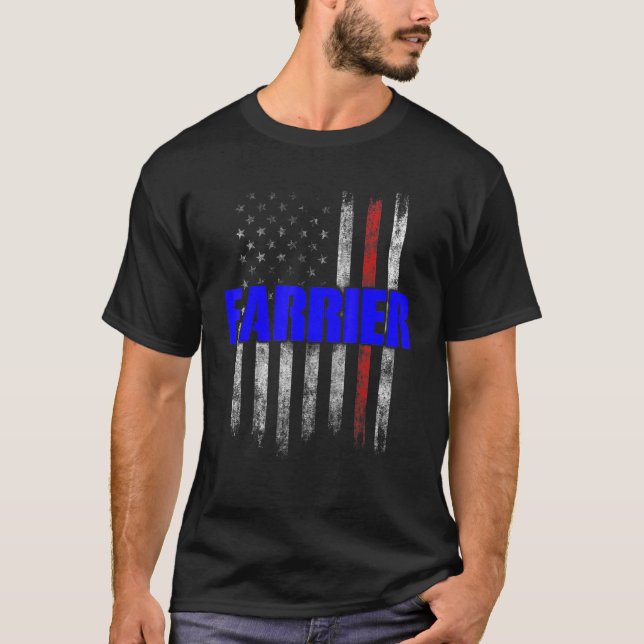 Camiseta Farrier Horseshoe Trimming Equine Shoing 4 (Anverso)