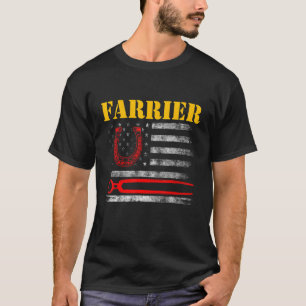 Camiseta Farrier Horseshoe Trimming Equine Shoing 7