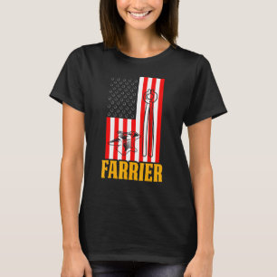 Camiseta Farrier Horseshoe Trimming Equine Shoing T