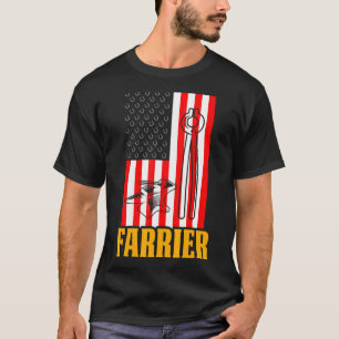 Camiseta Farrier Horseshoe Trimming Equine Shoing T